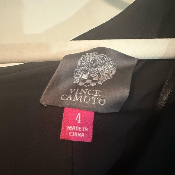 Vince Camuto One Shoulder Black Gown Size 4 - Picture 5 of 5